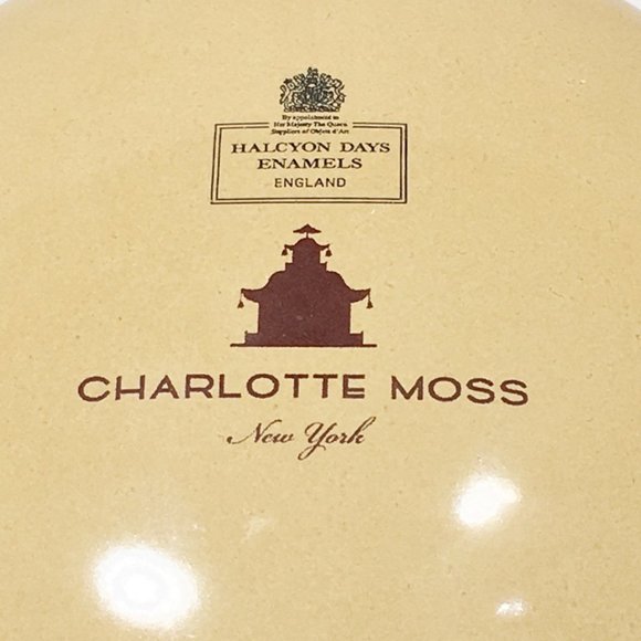 Halcyon Days Charlotte Moss Daisy Flower Porcelain Tray Dish Plate - Picture 8 of 8